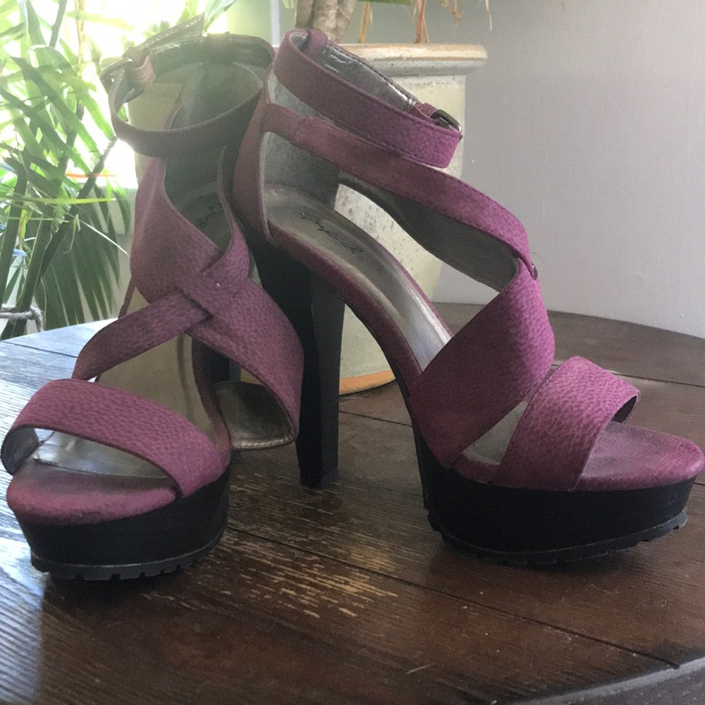 Strappy heels